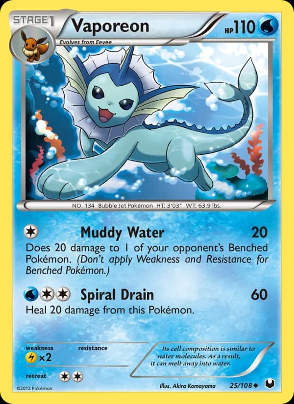 Vaporeon 25/108