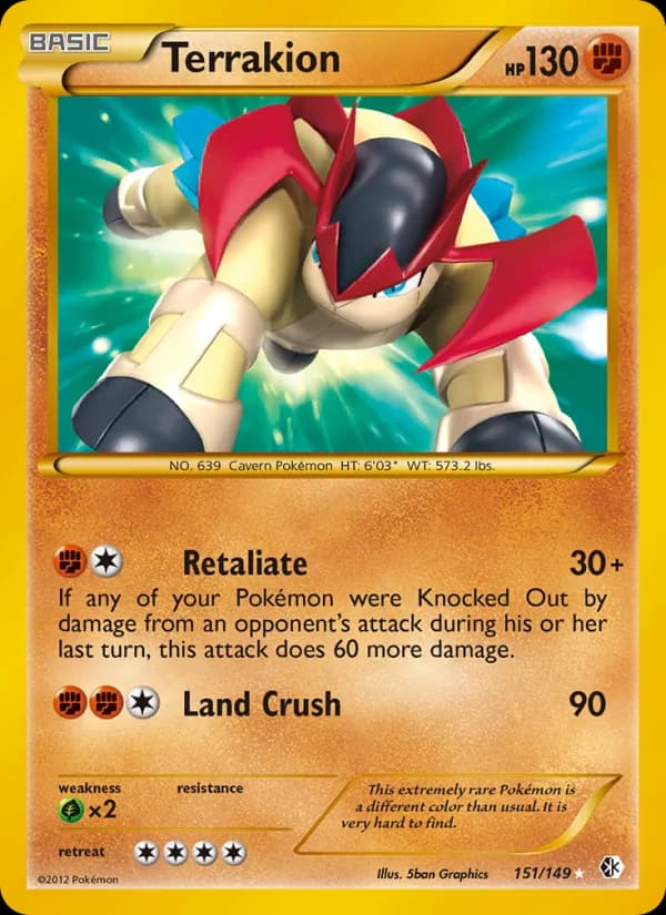 Terrakion 151/149, Boundaries Crossed