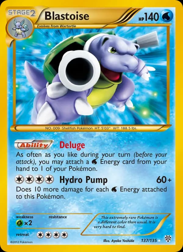 Blastoise 137/135