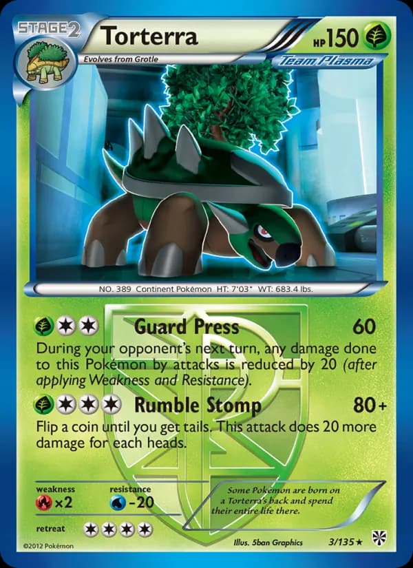 Torterra 3/135, Plasma Storm