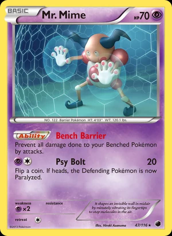 Mr. Mime 47/116, Plasma Freeze