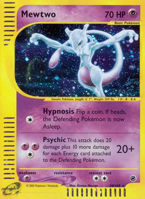 Mewtwo 20/165, Expedition Base Set