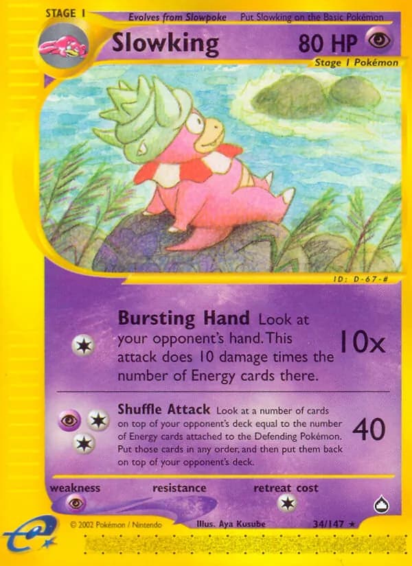 Slowking 34/147, Aquapolis