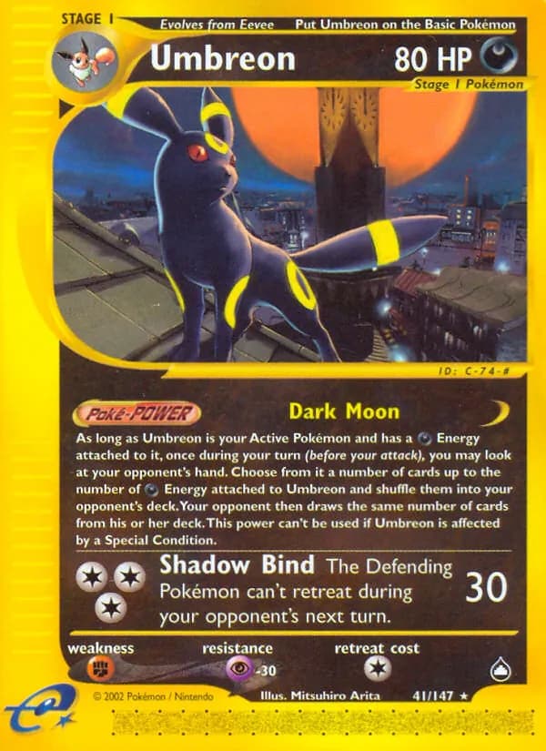 Umbreon 41/147, Aquapolis