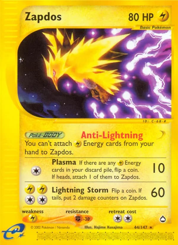 Zapdos 44/147, Aquapolis
