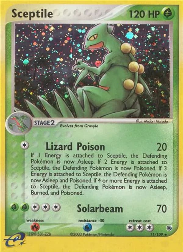 Sceptile 11/109, Ruby & Sapphire
