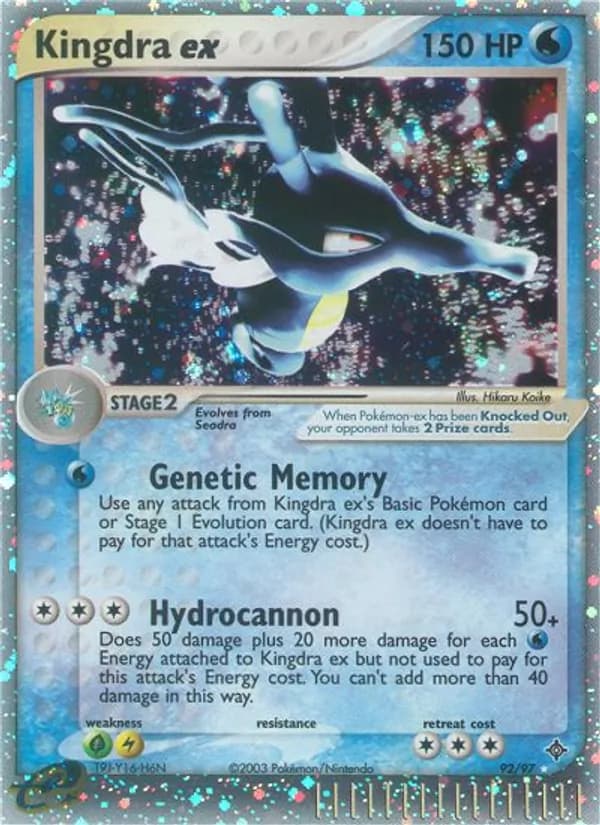 Kingdra ex 92/97, Dragon