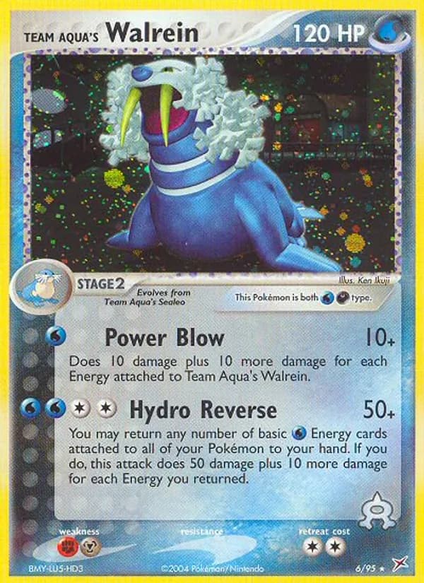 Team Aqua's Walrein 6/95, Team Magma vs Team Aqua