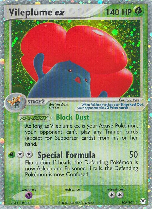 Vileplume ex 100/101, Hidden Legends