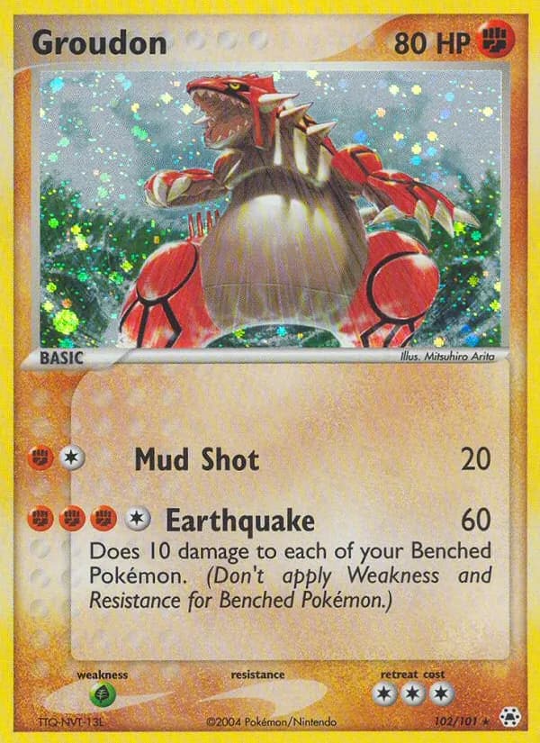Groudon 102/101, Hidden Legends