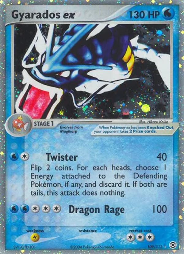 Gyarados ex 109/112, FireRed & LeafGreen