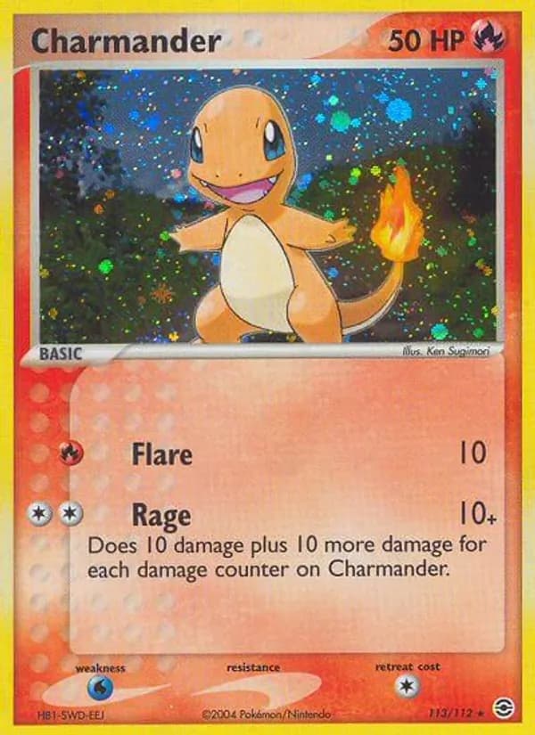 Charmander 113/112, FireRed & LeafGreen