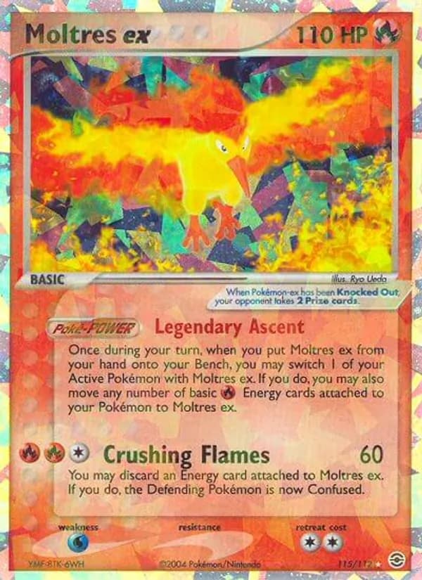 Moltres ex 115/112, FireRed & LeafGreen