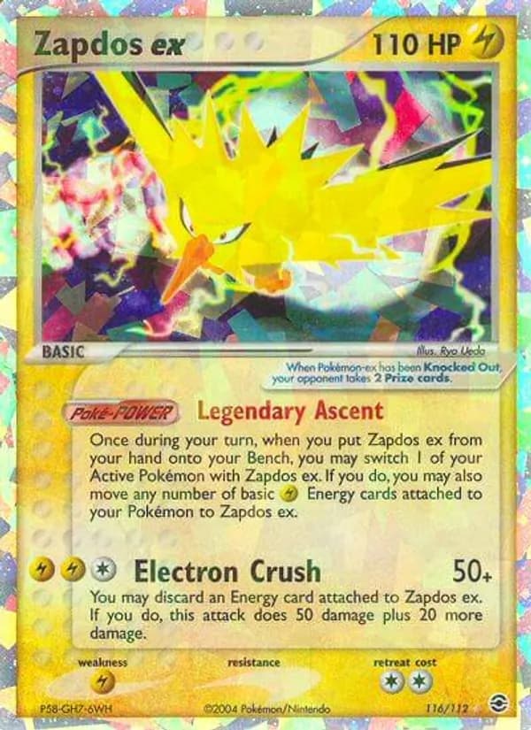 Zapdos ex 116/112, FireRed & LeafGreen