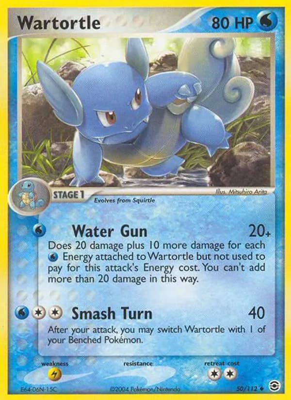 Wartortle 50/112, FireRed & LeafGreen