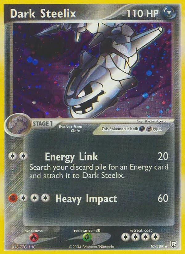 Dark Steelix 10/109, Team Rocket Returns