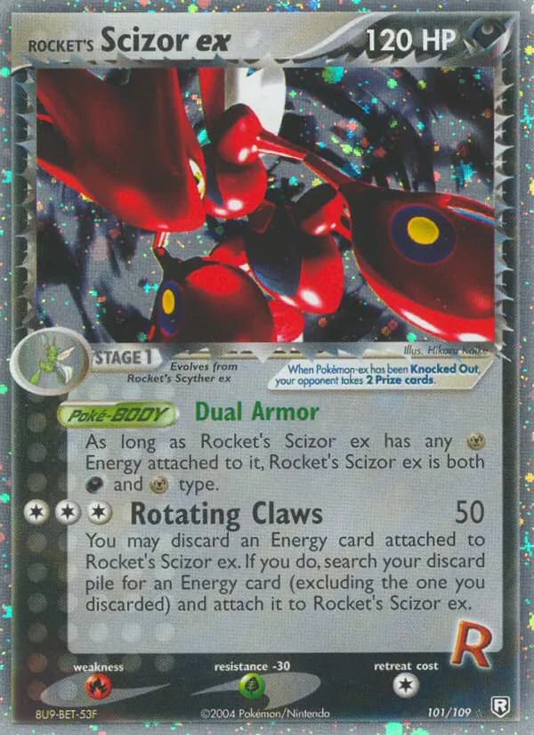 Rocket's Scizor ex 101/109, Team Rocket Returns