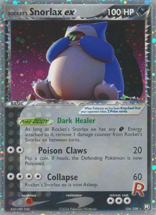 Rocket's Snorlax ex 104/109, Team Rocket Returns