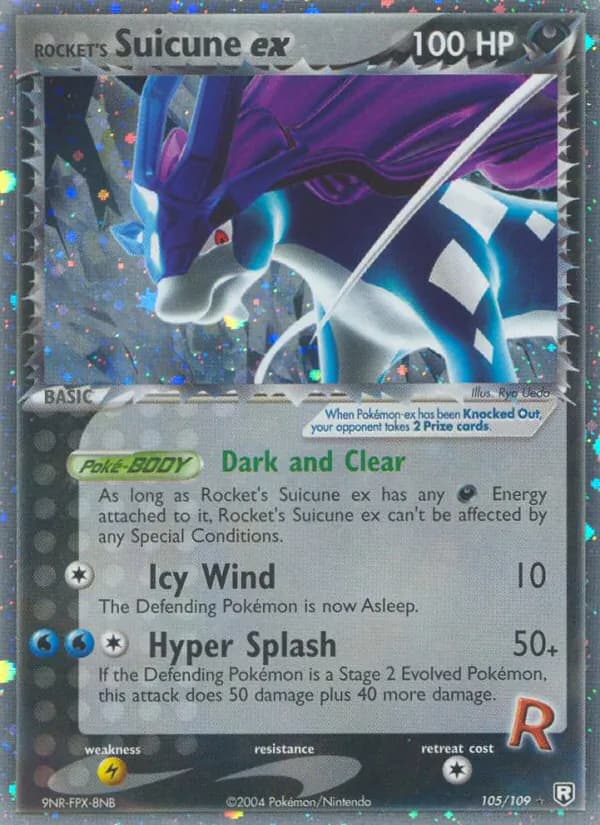Rocket's Suicune ex 105/109