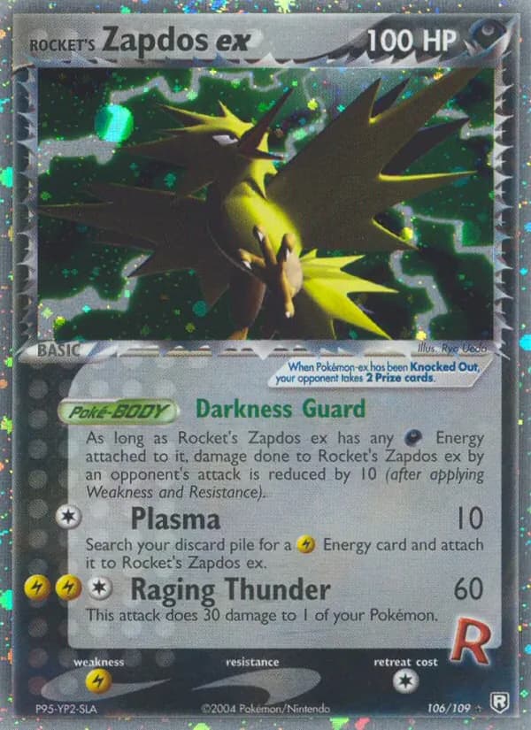 Rocket's Zapdos ex 106/109, Team Rocket Returns