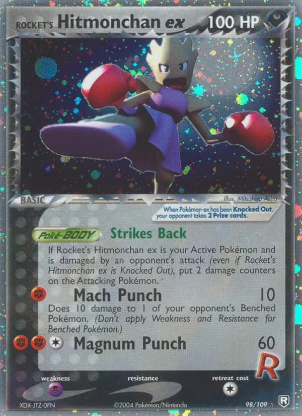 Rocket's Hitmonchan ex 98/109, Team Rocket Returns