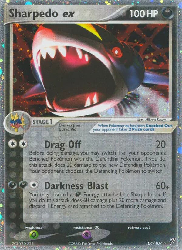 Sharpedo ex 104/107, Deoxys