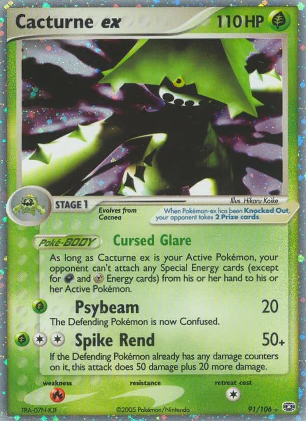 Cacturne ex 91/106, Emerald