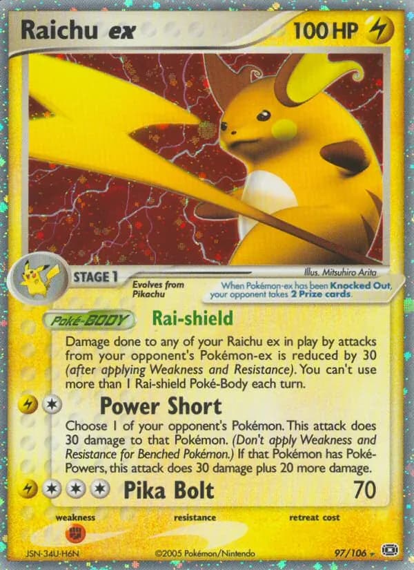 Raichu ex 97/106, Emerald
