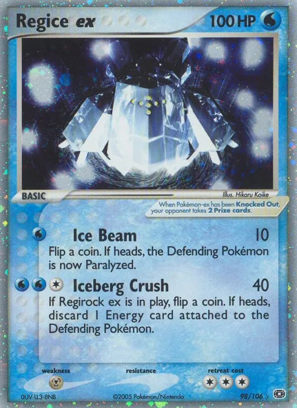 Regice ex 98/106, Emerald