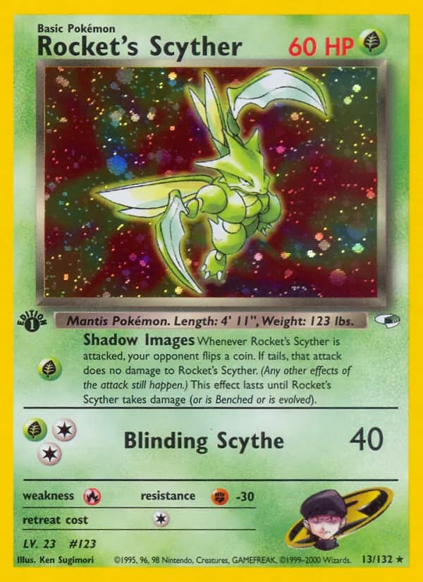 Rocket's Scyther 13/132, Gym Heroes