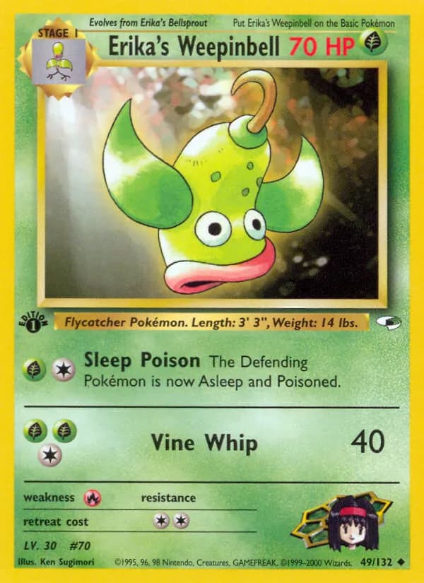 Erika's Weepinbell 49/132, Gym Heroes