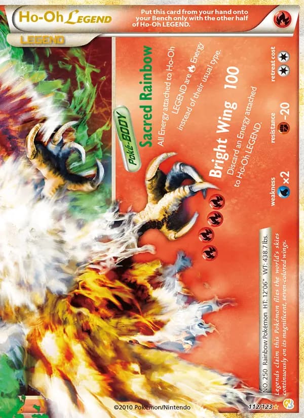 Ho-Oh LEGEND 112/123, HeartGold SoulSilver
