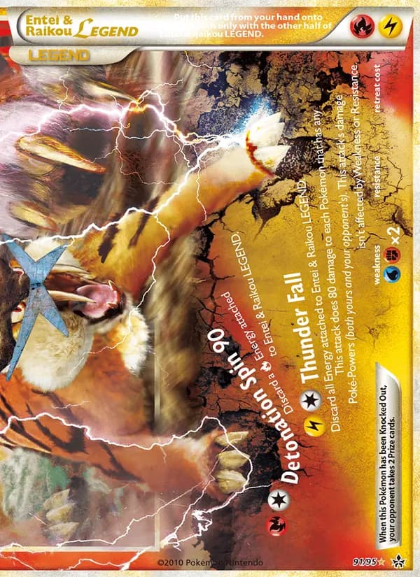 Entei & Raikou LEGEND 91/95, Unleashed