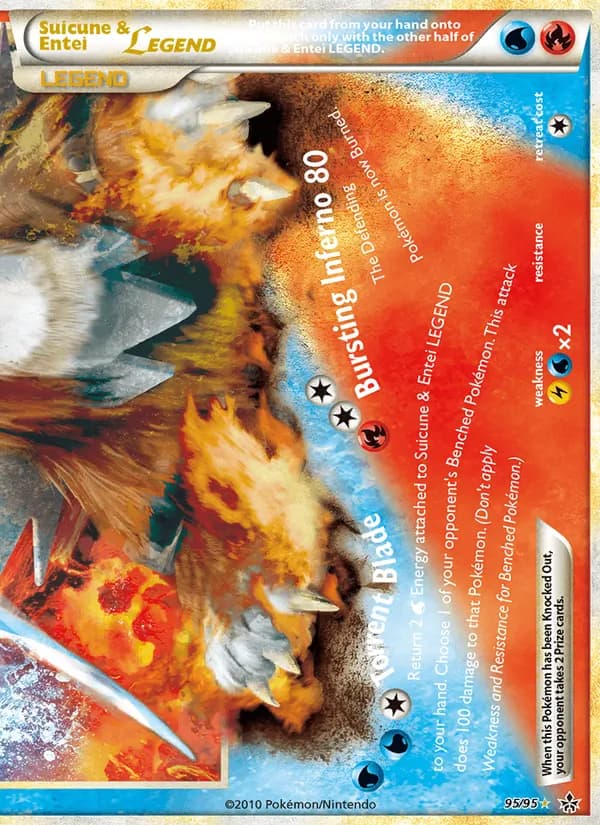 Suicune & Entei LEGEND 95/95, Unleashed