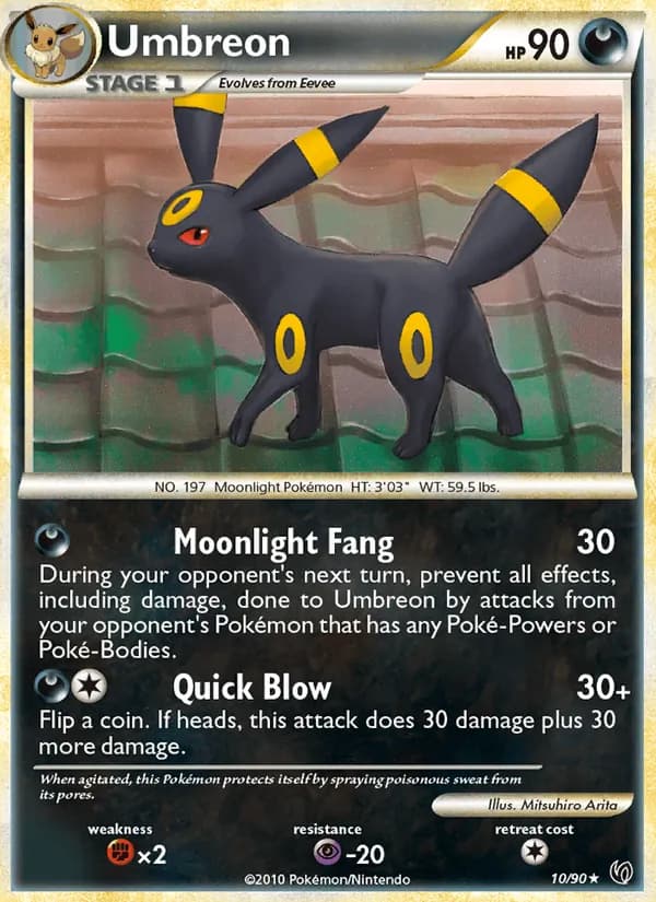 Umbreon 10/90, Undaunted