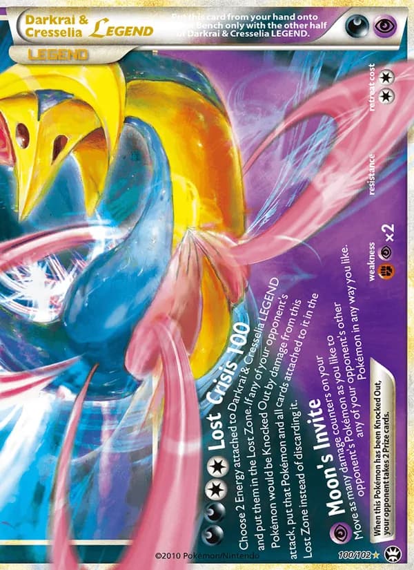 Darkrai & Cresselia LEGEND 100/102, Triumphant