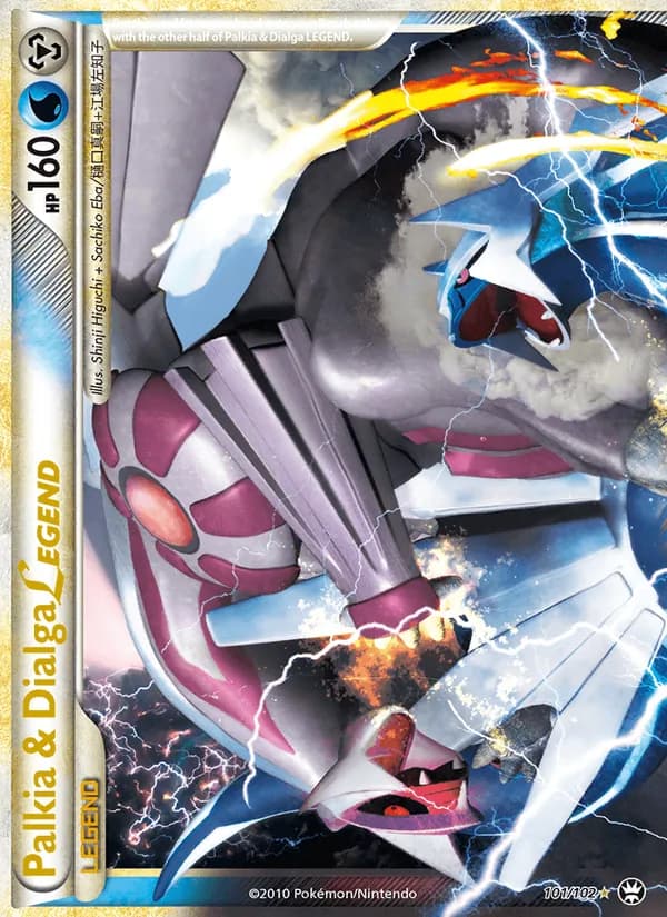 Palkia & Dialga LEGEND 101/102, Triumphant