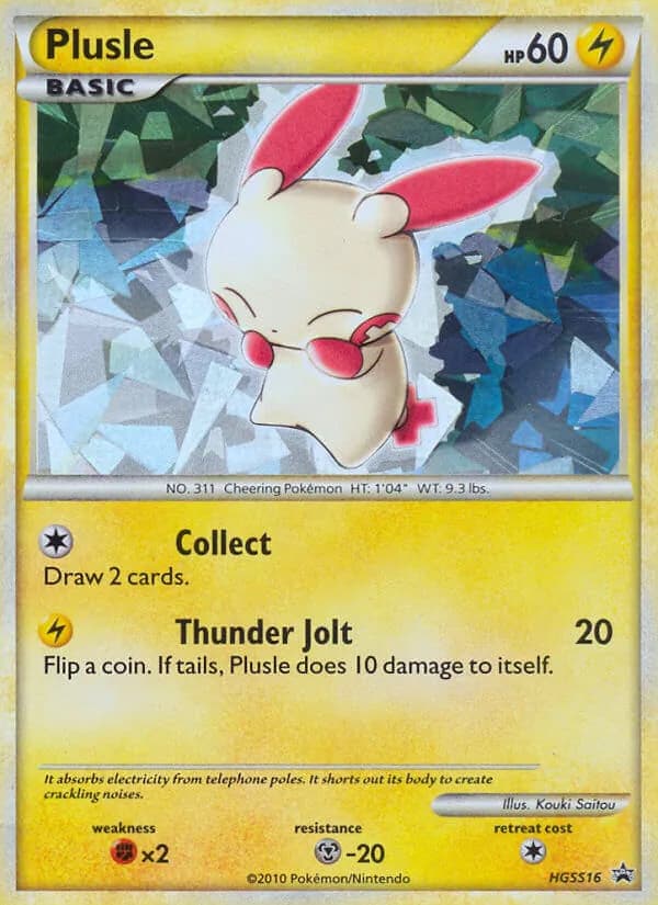 Plusle HGSS16/25, HGSS Black Star Promos
