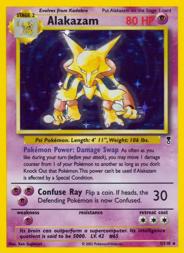 Alakazam 1/110, Legendary Collection