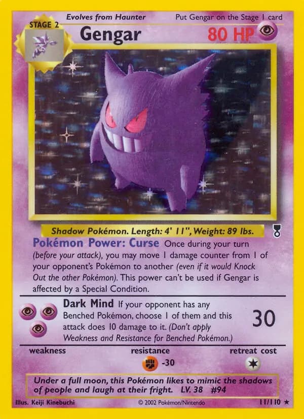 Gengar 11/110, Legendary Collection