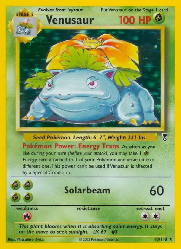 Venusaur 18/110, Legendary Collection