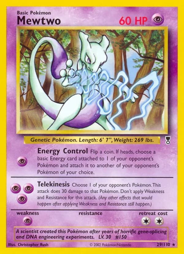 Mewtwo 29/110, Legendary Collection