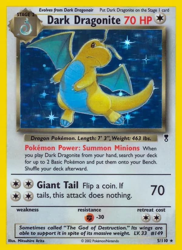 Dark Dragonite 5/110, Legendary Collection