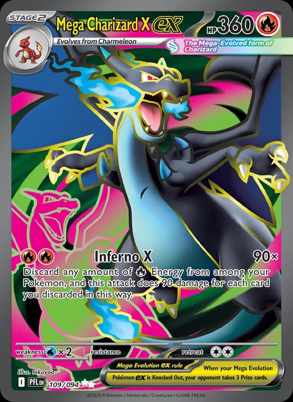 Mega Charizard X ex 109/94, Phantasmal Flames