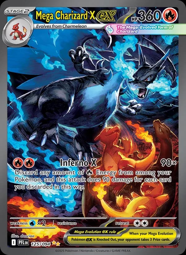 Mega Charizard X ex 125/94