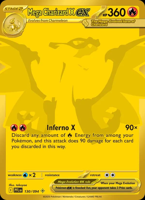 Mega Charizard X ex 130/94