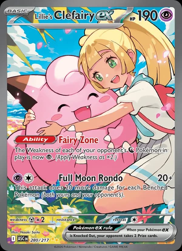 Lillie's Clefairy ex 280/217, Ascended Heroes