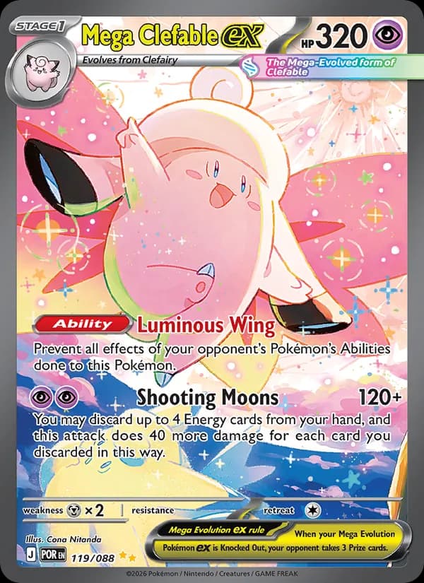 Mega Clefable ex 119/88, Perfect Order