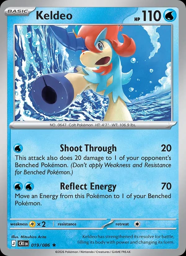 Keldeo 019/86, Chaos Rising