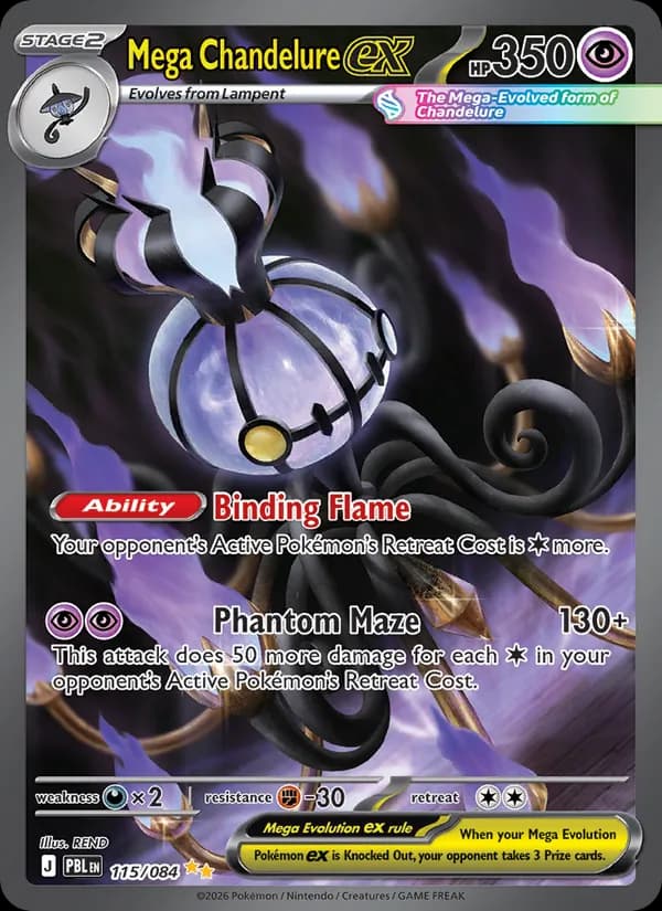 Mega Chandelure ex 115/84